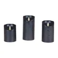 Candele LED - blu - set da 3