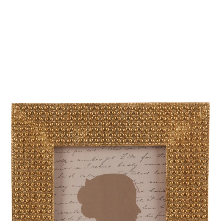 Cornice fotografica 13x18 cm - oro - resina artificiale - rettangolare - verticale/orizzontale