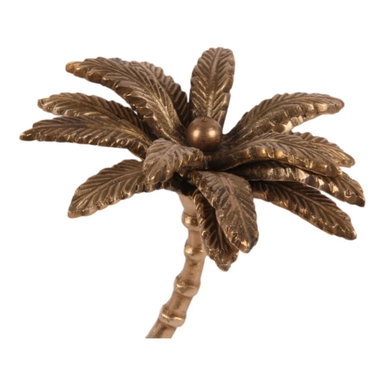 Palma decorativa - oro - 23,5 cm - ottone