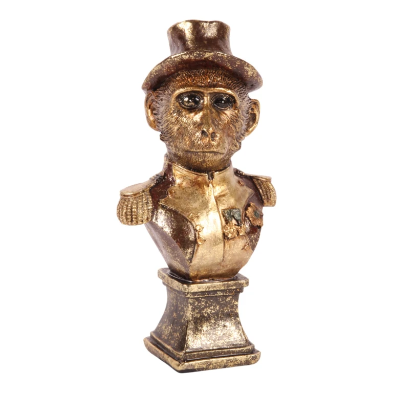 Busto di scimmia - marrone - 27 cm