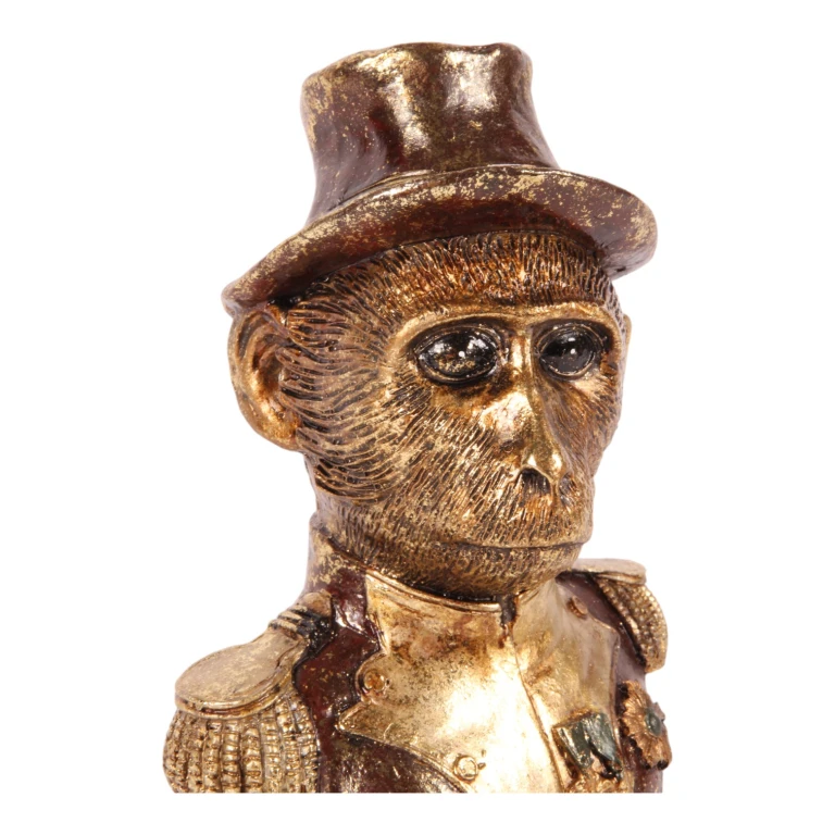 Busto di scimmia - marrone - 27 cm