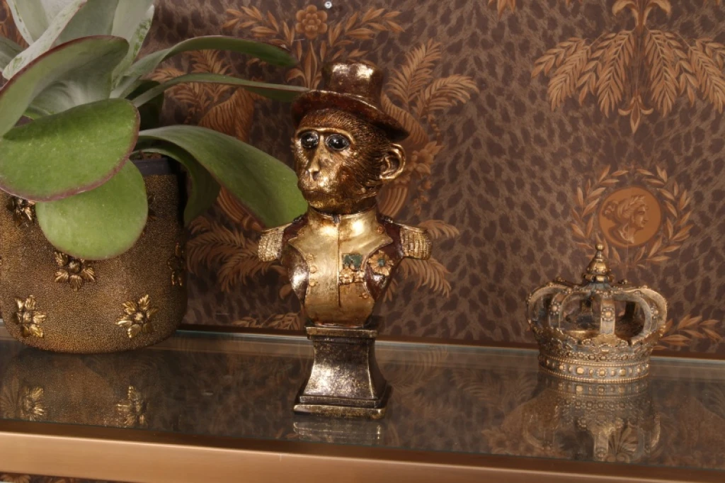 Busto di scimmia - marrone - 27 cm