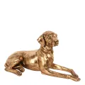 Statua di cane - oro - 75 cm