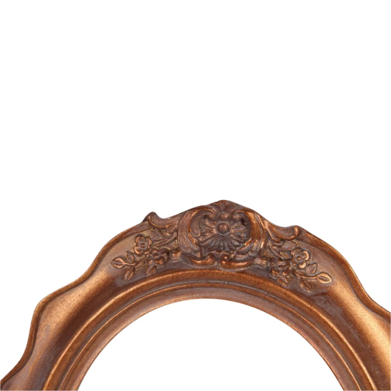 Cornice fotografica 13x18 cm - oro - resina sintetica - ovale - da tavolo