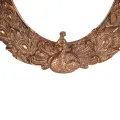 Cornice fotografica 13x18 cm - oro - resina sintetica - ovale - da tavolo