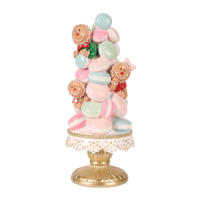 Torta decorativa - rosa - 27 cm - resina artificiale