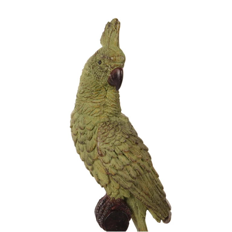 Pappagallo su bastone - verde - 35 cm - 1 pezzo