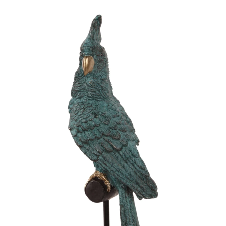 Pappagallo su bastone - blu - 35 cm - 1 pezzo