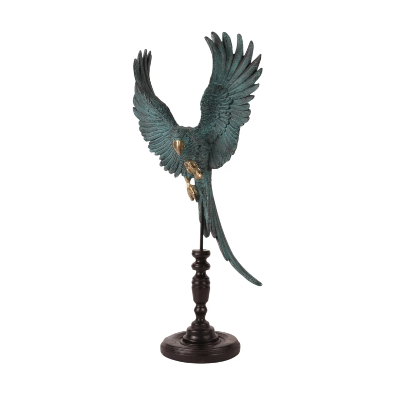 Pappagallo su bastone - blu - 52,5 cm