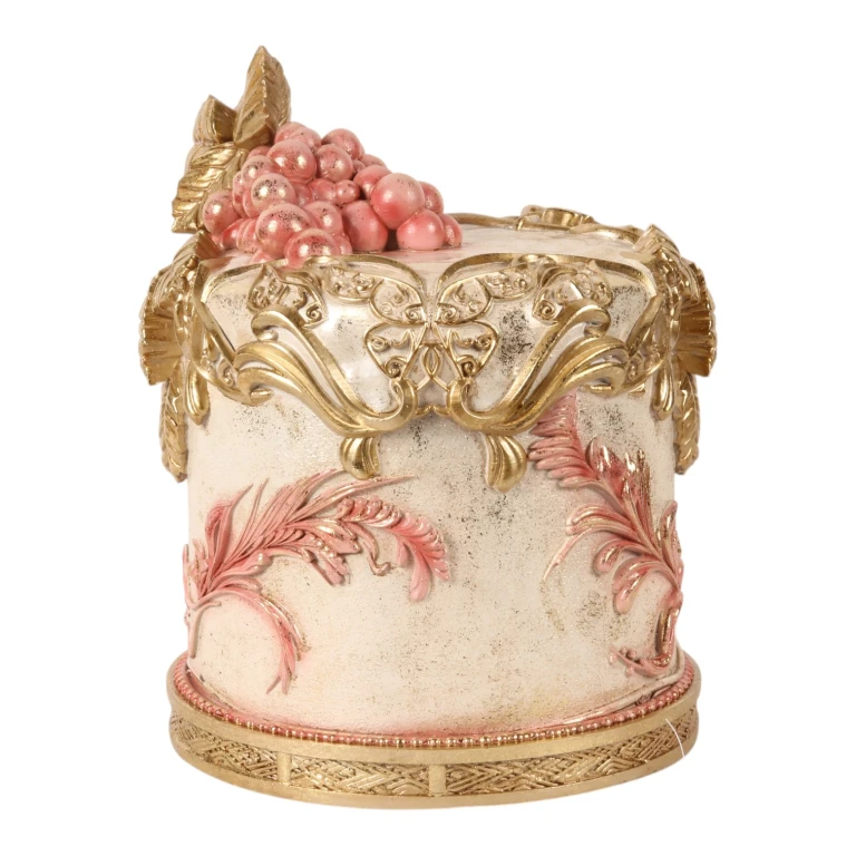 Torta decorativa - rosa - 30 cm - resina artificiale