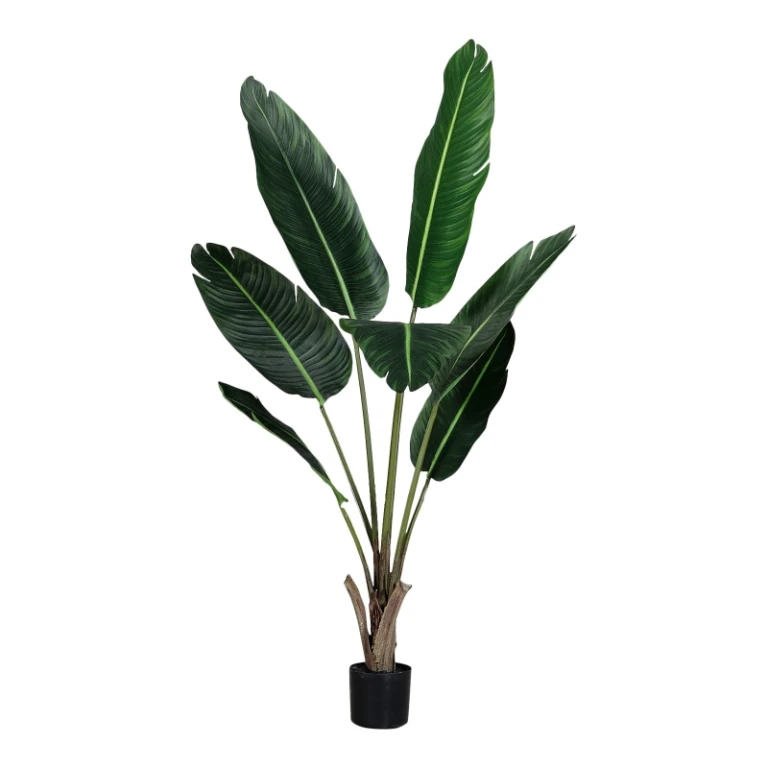 Pianta artificiale Strelitzia - verde - 135 cm - 1 pezzo