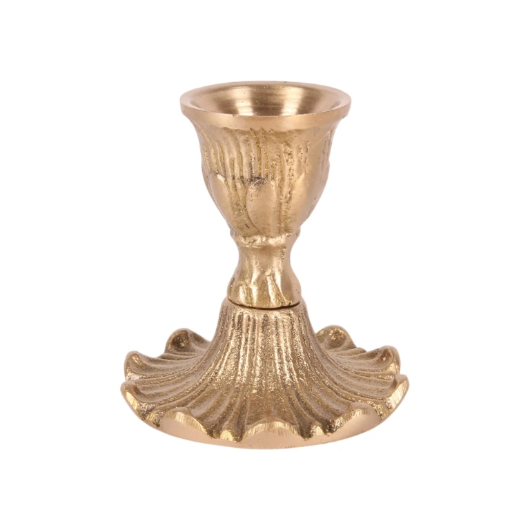 Candelabro - oro - 7 cm - ottone