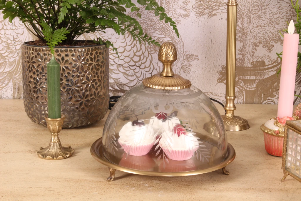 Candelabro - oro - 7 cm - ottone