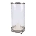 Windlicht Fadida 45 cm - Zilver - Koper / Glas