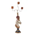 Portacandele Cavallo - 55 cm - multi - resina artificiale