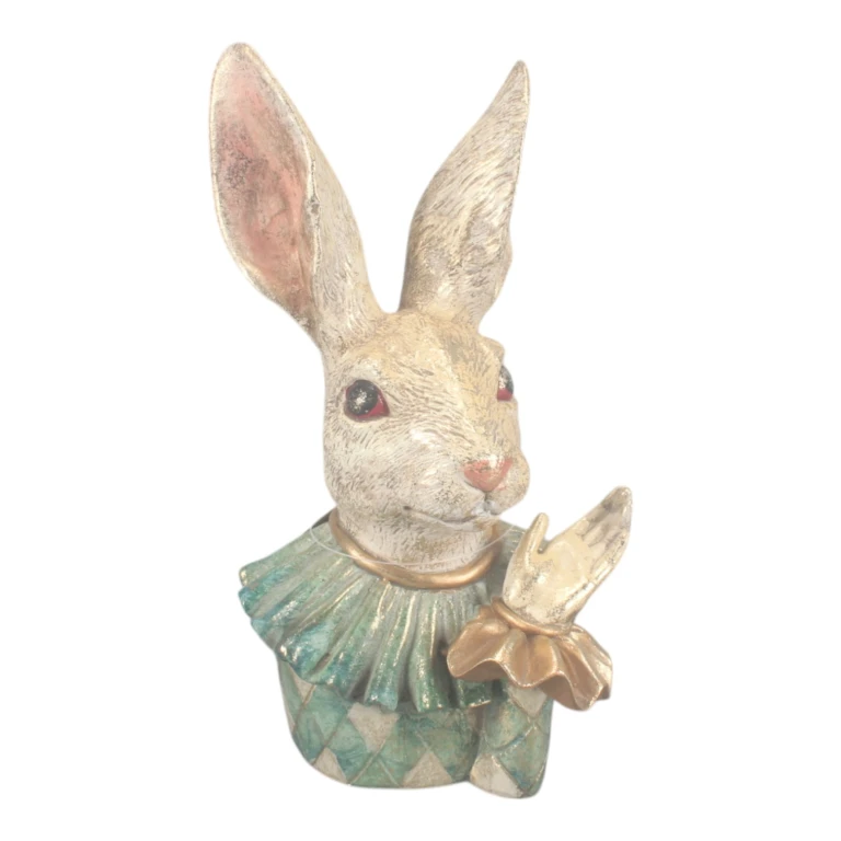 Busto di Coniglio - colori misti - 24 cm