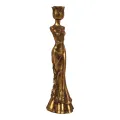 Candelabro Donna - 39,5 cm - oro - resina sintetica