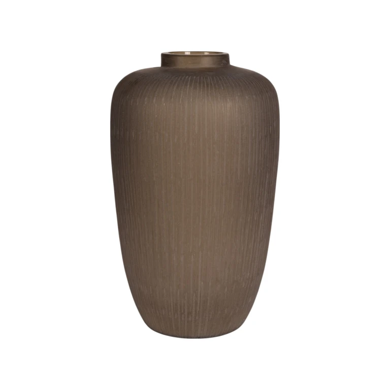 Vaso Savanna - 49 cm - marrone - vetro