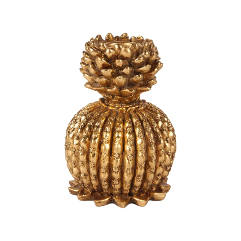 Candelabro Antico - 10,5 cm - oro - resina artificiale