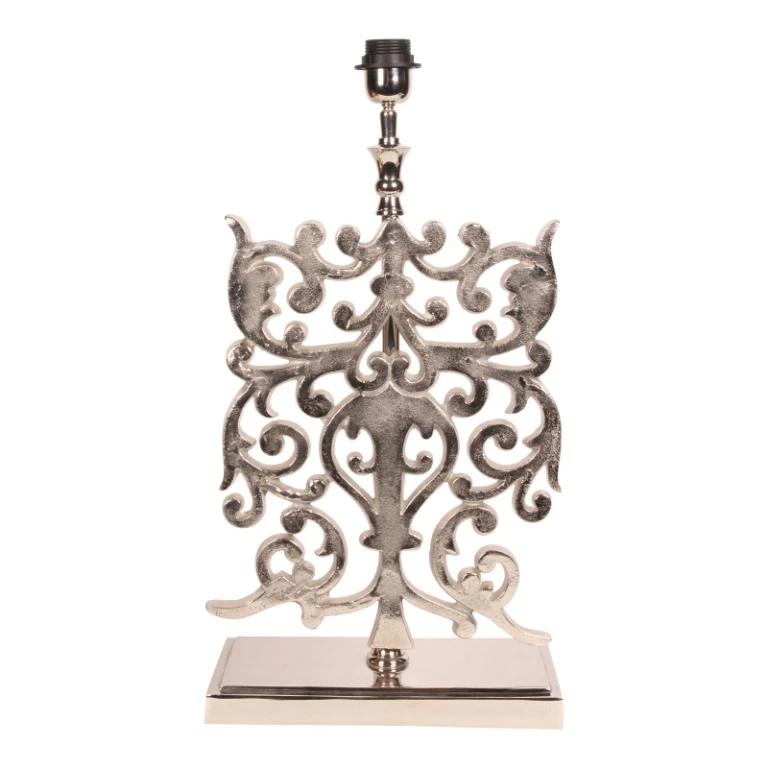 Lampada da tavolo - argento - alluminio - 83 cm - 1 pezzo