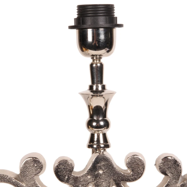 Lampada da tavolo - argento - alluminio - 83 cm - 1 pezzo