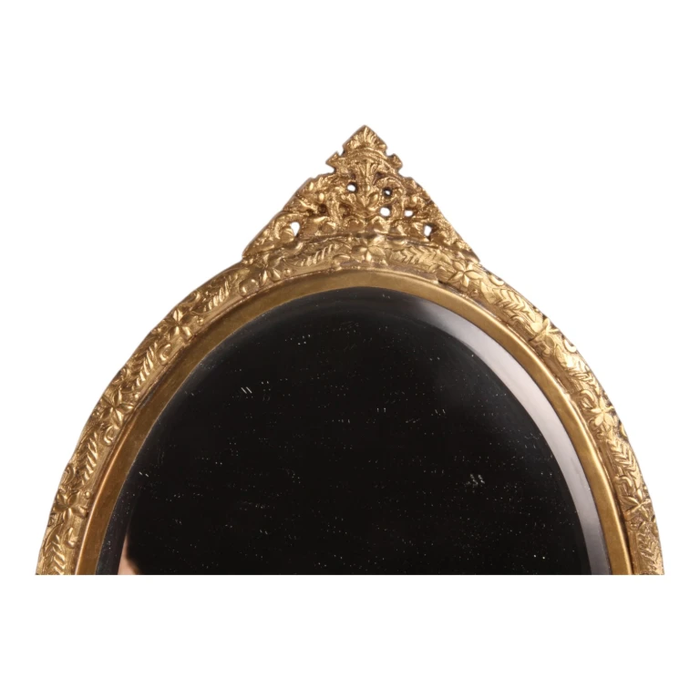 Specchio - ottone - oro - 22 cm - 1 pezzo