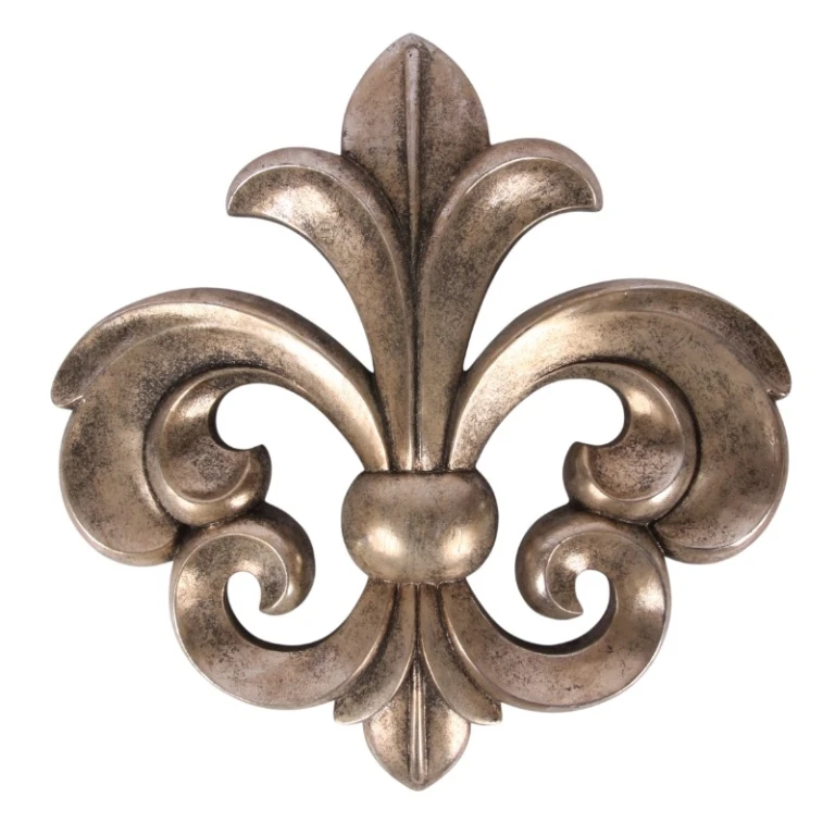 Ornamento da parete - argento - 46,5 cm - resina artificiale