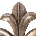 Wandornament - zilver - 46,5 cm - kunsthars