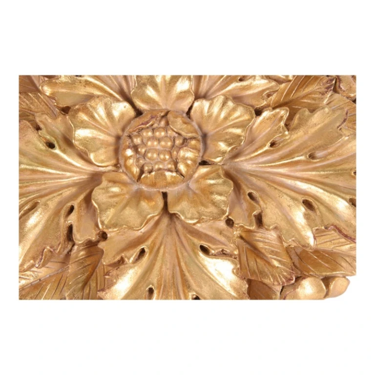 Ornamento da parete Fiore - oro - 25,5 cm - resina artificiale