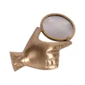 Lente d'ingrandimento con manico - color oro - 8,5 cm - 1 pezzo