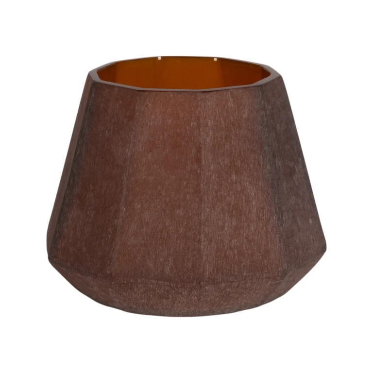 Vaso Diamond - 23 cm - ambra - vetro