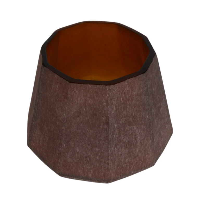 Vaso Diamond - 23 cm - ambra - vetro