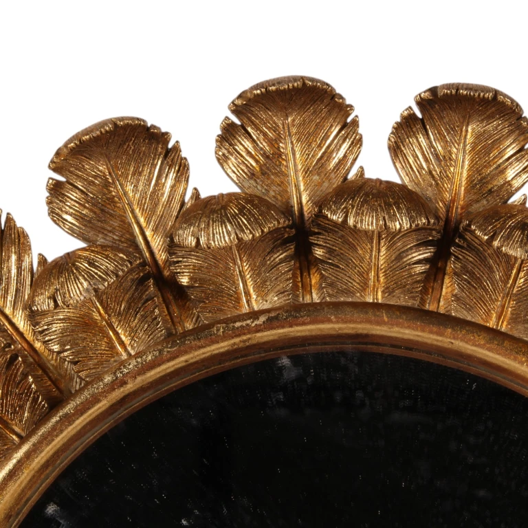 Specchio da parete antico - oro - 40 cm - 1 pezzo