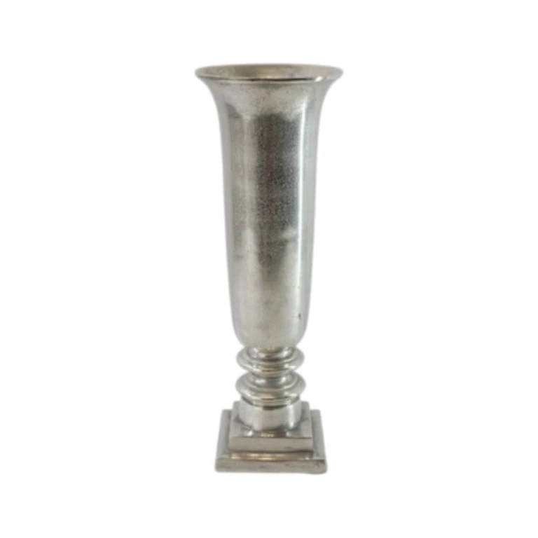 Vaso - 61 cm - argento - alluminio