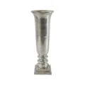 Vaso - 61 cm - argento - alluminio