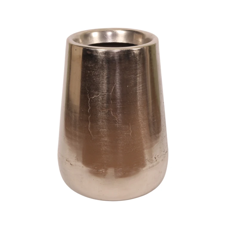 Vaso da fiori in stile olandese 45 cm - Argento - Alluminio