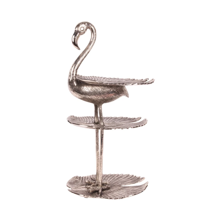 Scaffale Flamingo - 65 cm - argento - alluminio