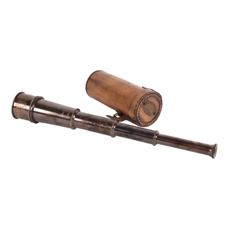 Telescopio - legno e ottone - 40 cm