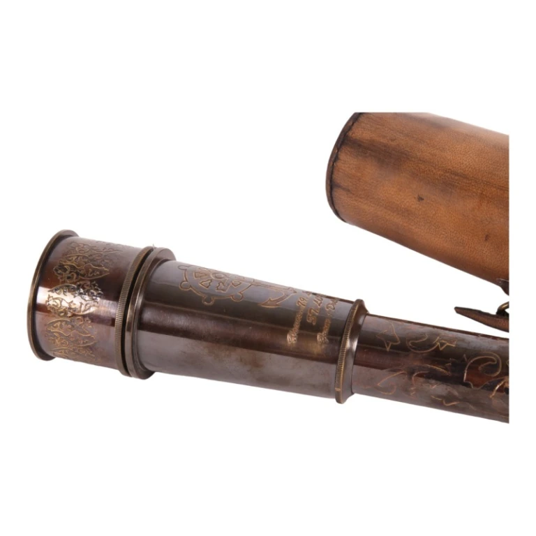 Telescopio - legno e ottone - 40 cm