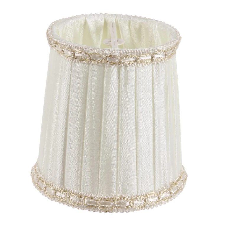 Parabrezza Victorian Mini Clip-On - 8 cm - color crema - tessuto