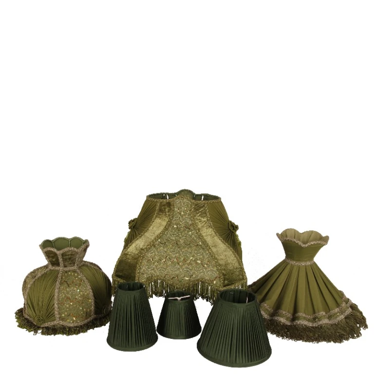 Parabrezza Victorian Rettangolare - 40 cm - Verde - Tessuto