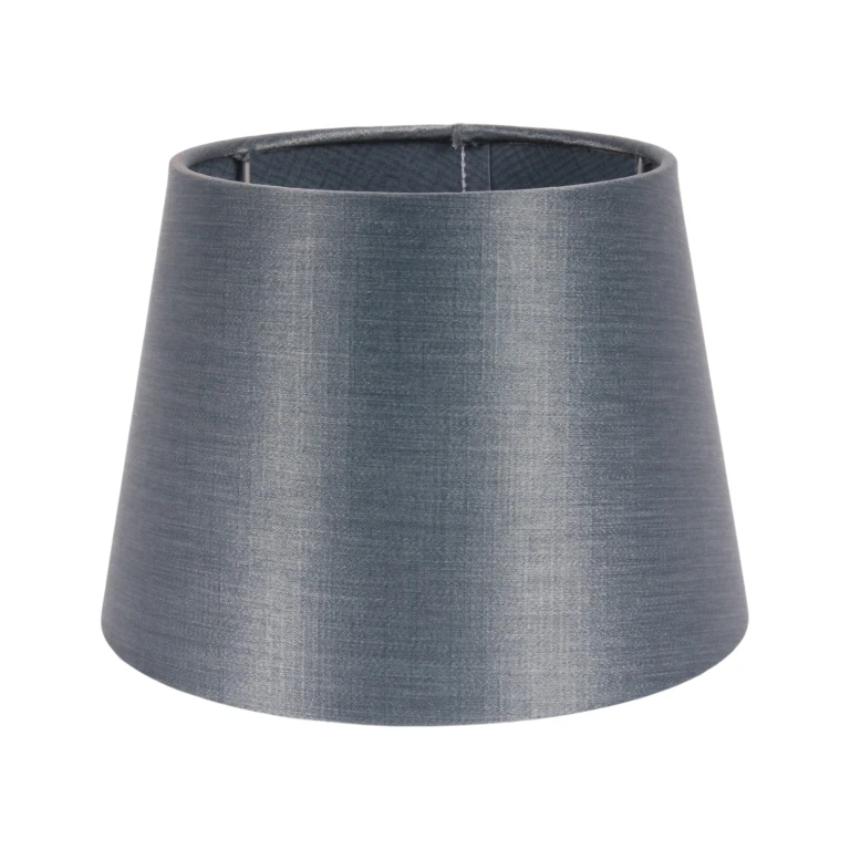 Paralume - Rotondo - 20 cm - Blu - Tessuto