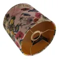Lampenkap Cilinder - 20 cm - Roze - Stof