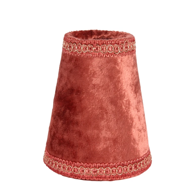 Parabrezza - 9 cm - rosso - tessuto
