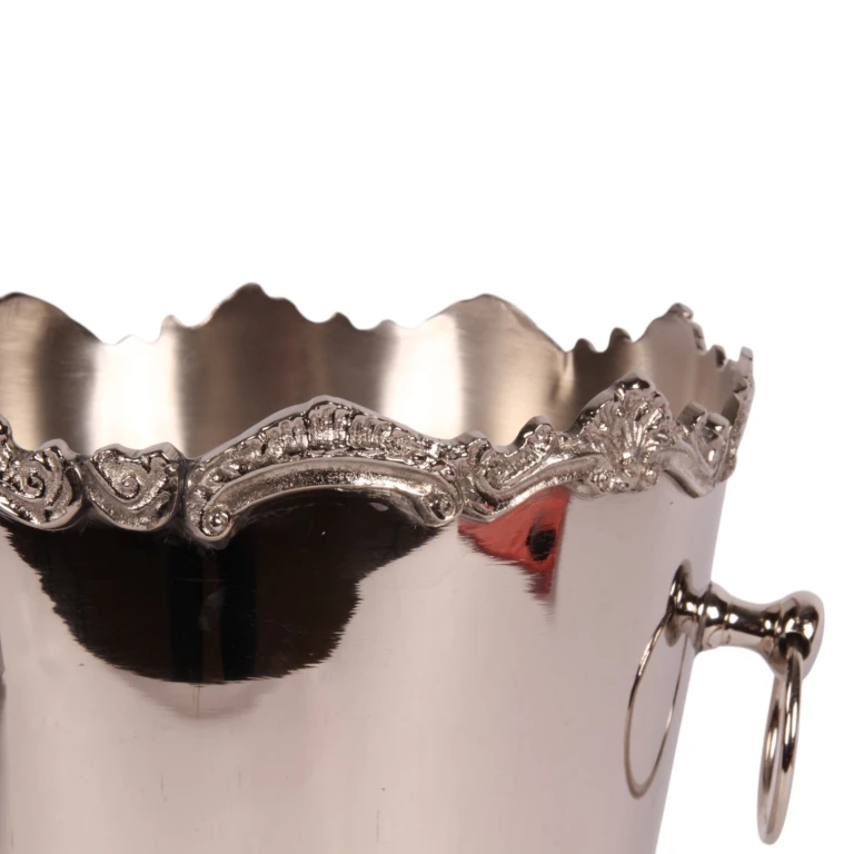 Raffreddatore per vino - argento - ottone - 28 cm - 1 pezzo