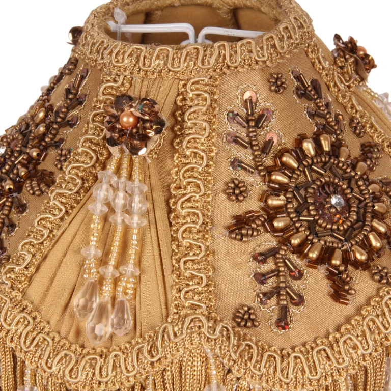 Parabrezza Victorian Dome - 18 cm - oro - tessuto