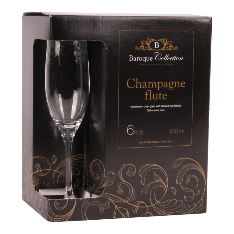 Bicchiere di champagne trasparente - 180 ml - 1 pezzo