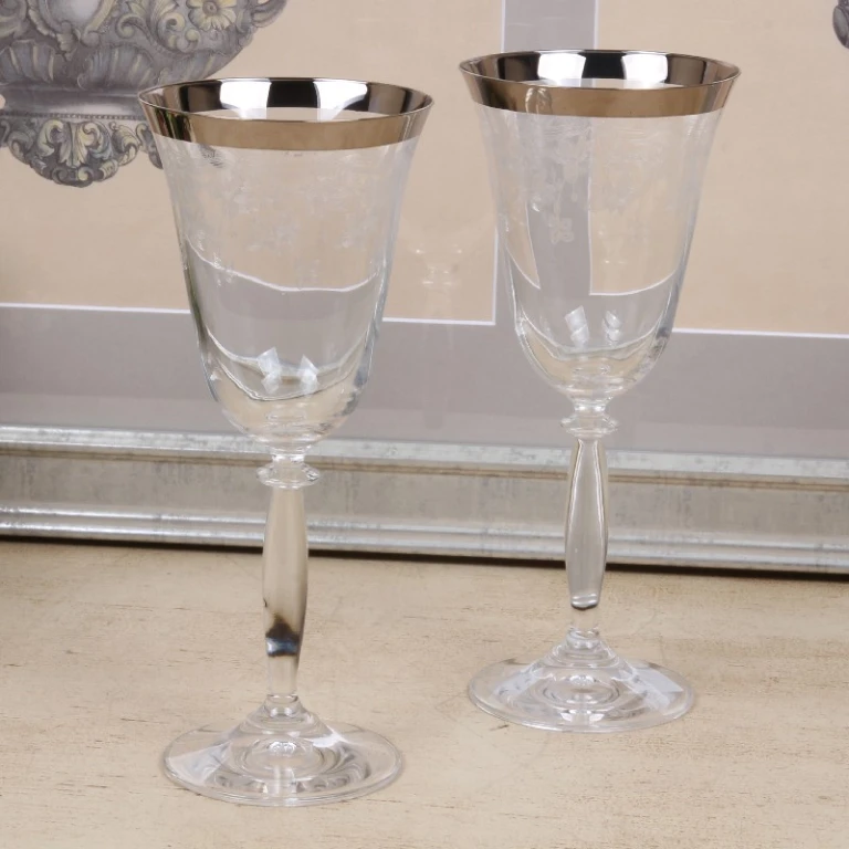 Bicchiere di champagne argento - 360 ml - 1 pezzo