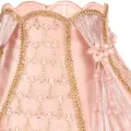 Lampenkap Victorian Dome Eye - 29,5 cm - Roze - Stof