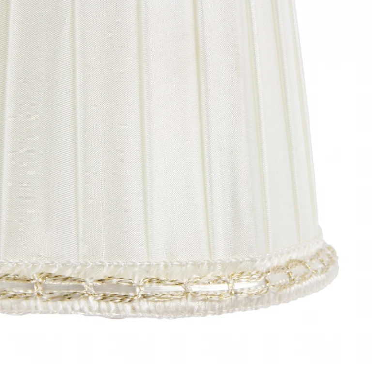 Parabrezza Victorian Clip-On - 12 cm - colore crema - tessuto